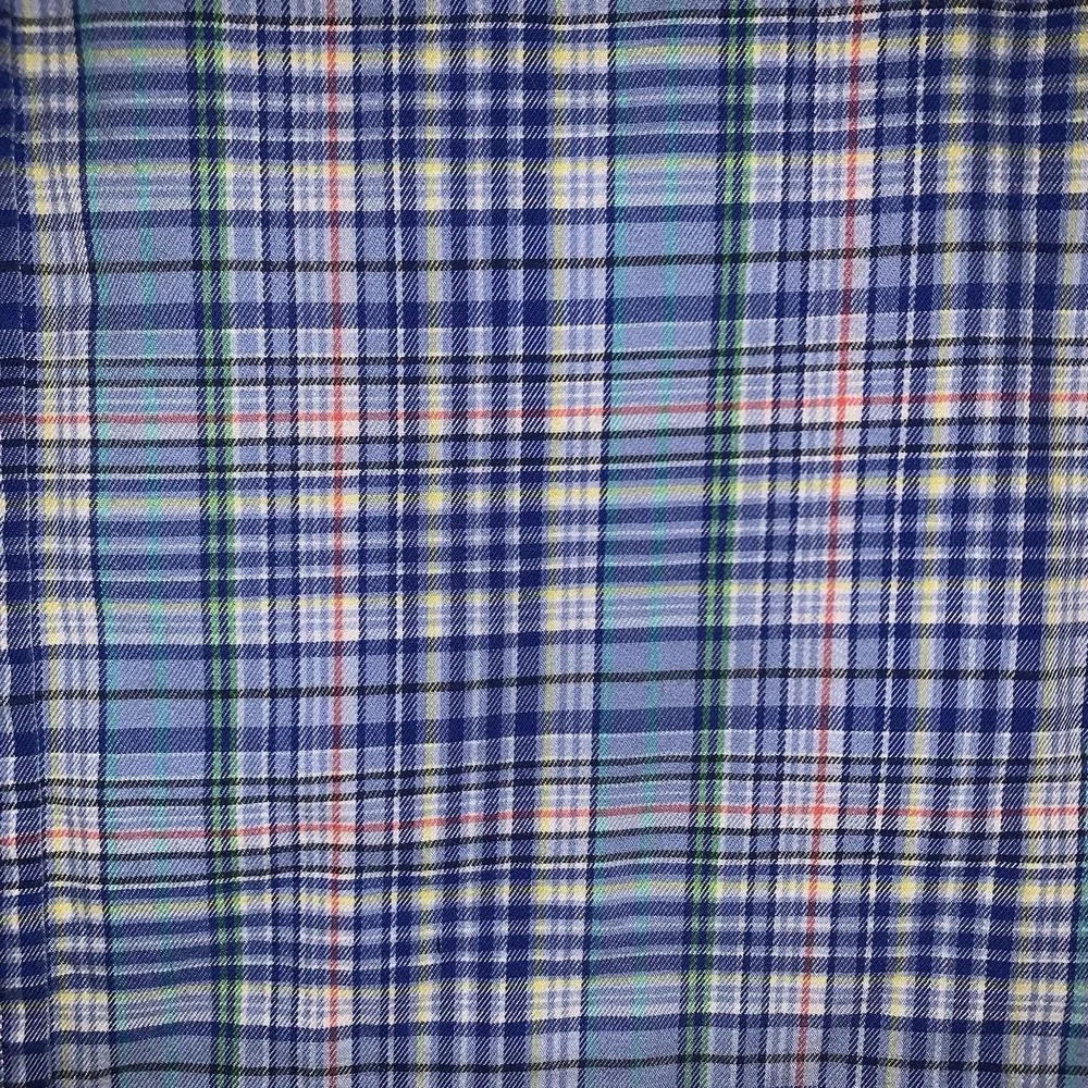 Polo Ralph Lauren Mens Blue Plaid Button Up Shirt Sz S Long Sleeve Cotton EUC - Picture 3 of 7